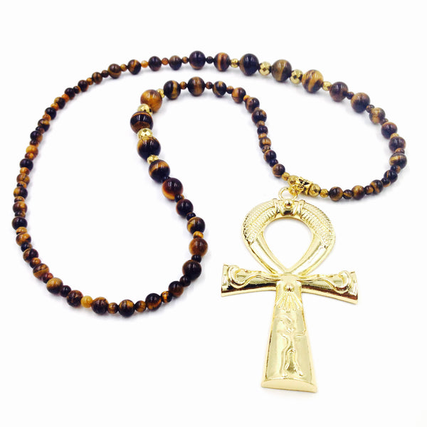 Tiger Eye Ankhlace™ of Life & Spirit
