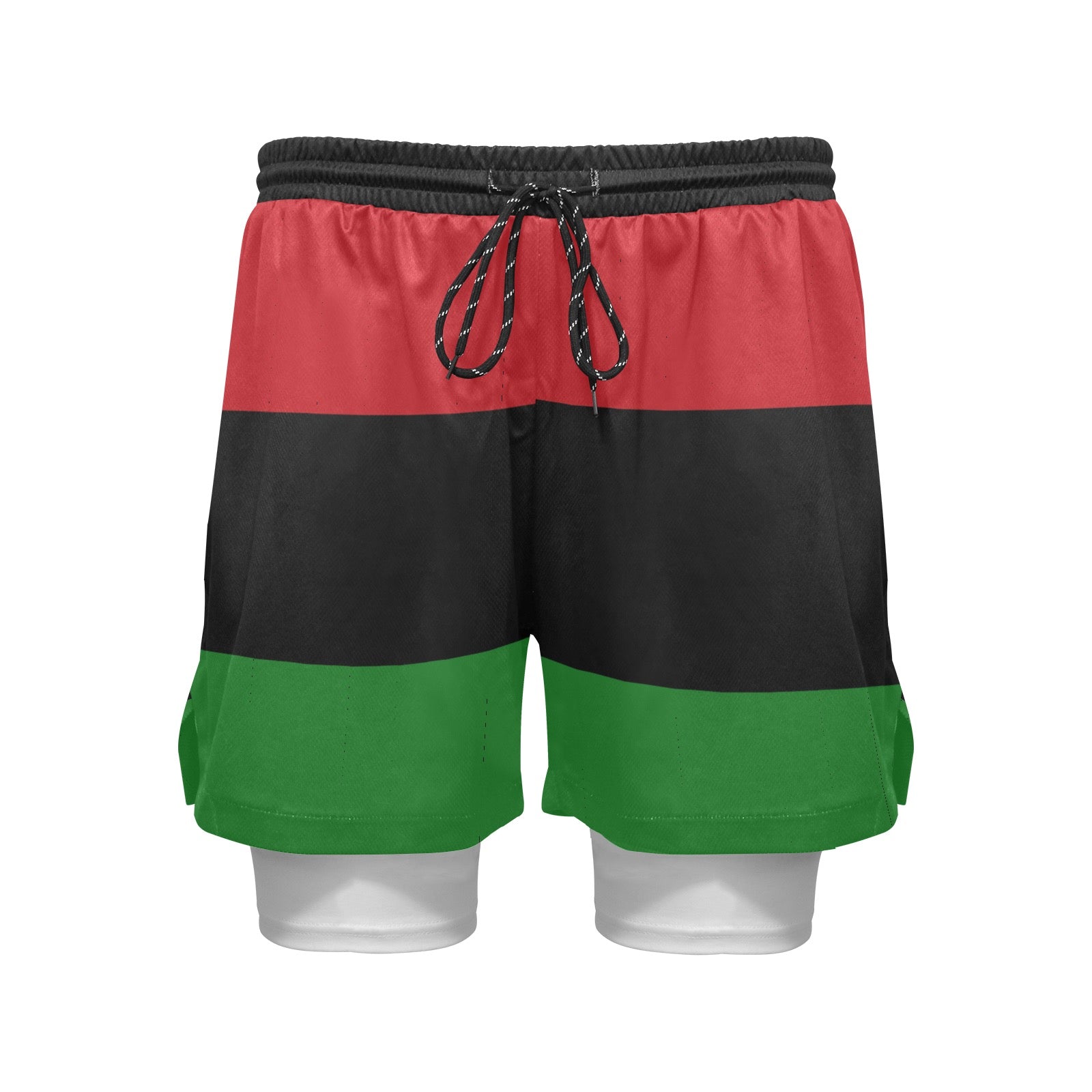 RBG - Pan African Active Shorts w/Compression Liner