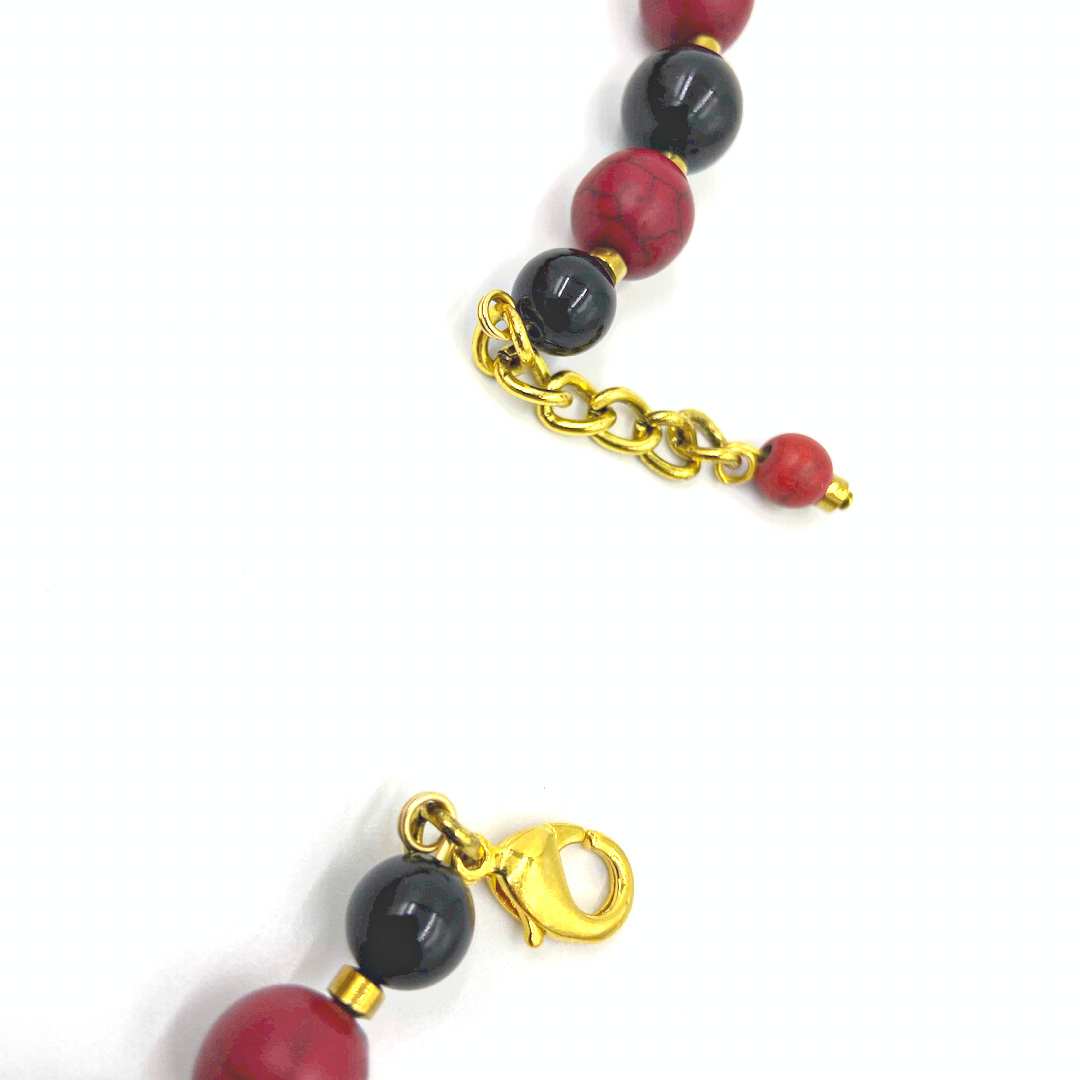 Onyx Bloodline Shaka Zulu Tribal Neckpiece (Black) – Nubian